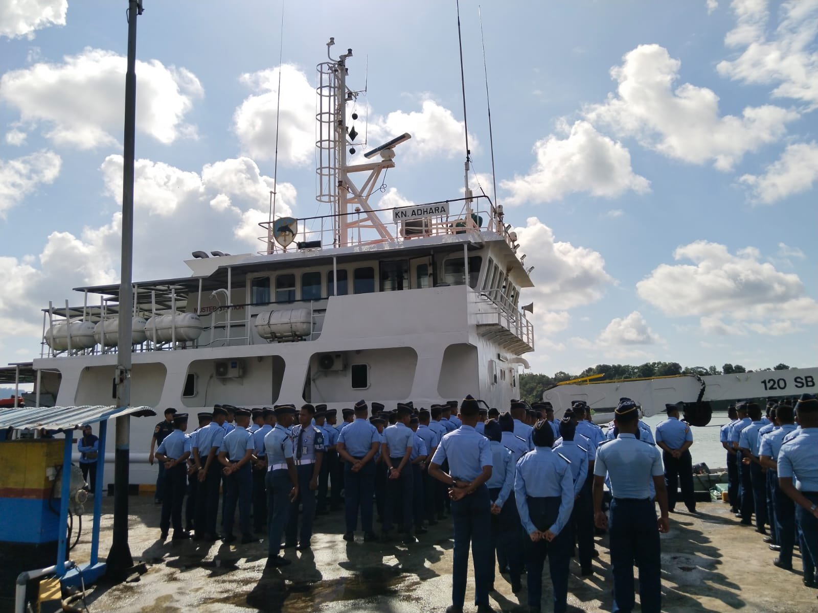Taruna SMKN 5 Tanjungpinang Belajar di Distrik Navigasi Tipe A